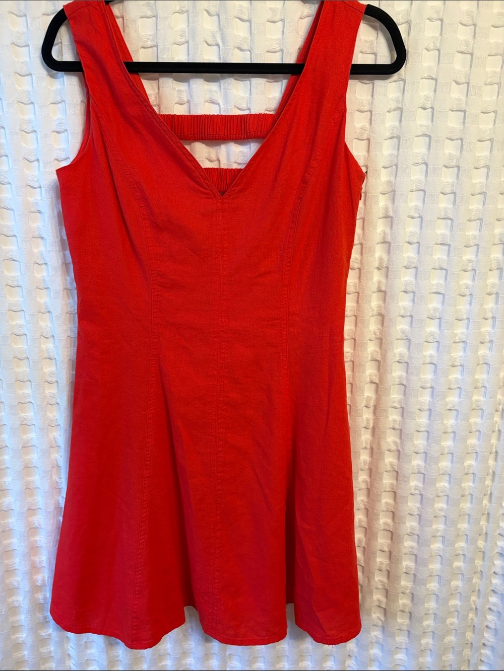 Bailey 44 Red Sleeveless V-Neck Mini Dress